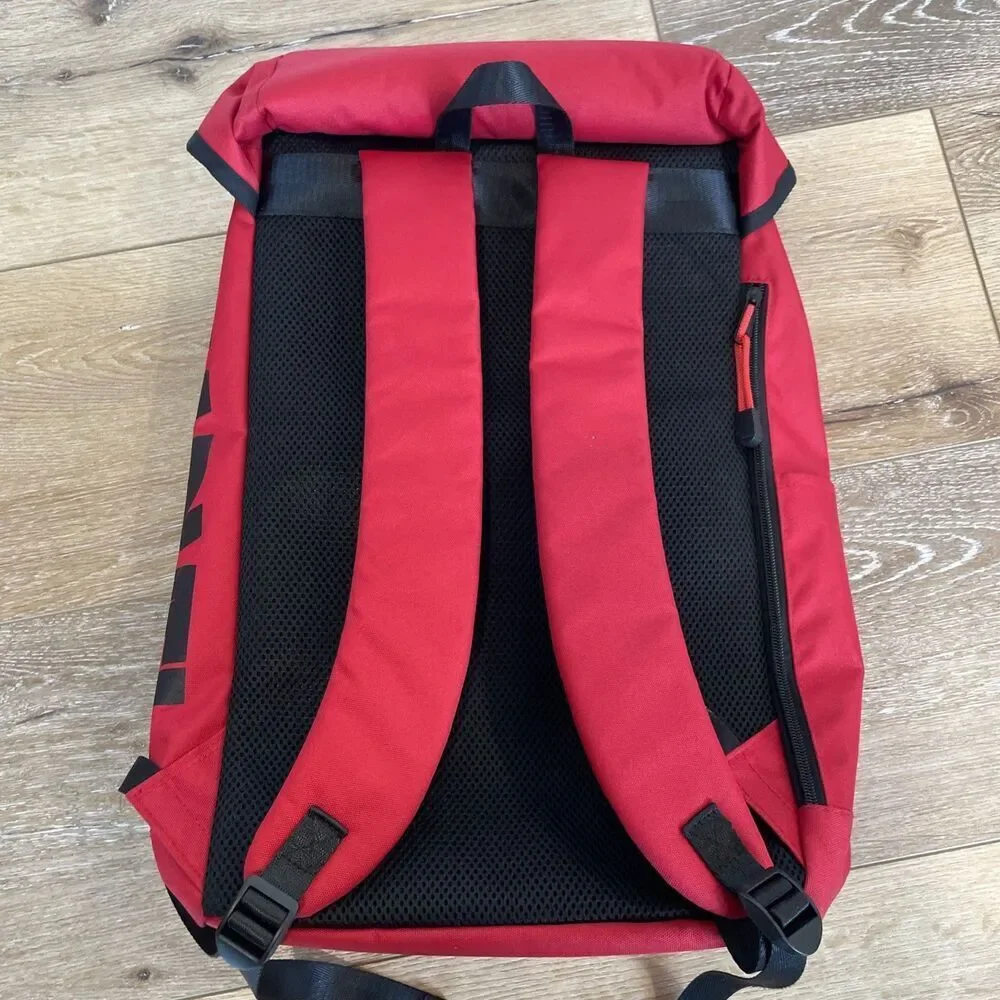 Disney Marvel Backpack Point Red Marvel Logo Tokyo WDW Zipper Drawstring Travel